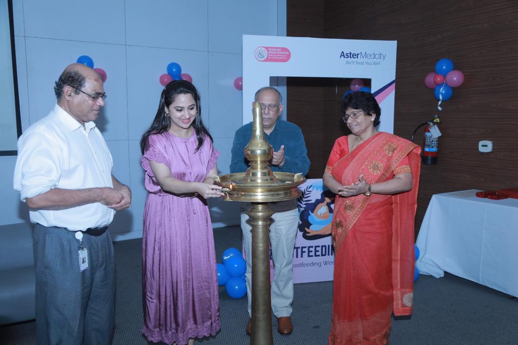 World Breastfeeding Week: Aster Medcity Hosts Gathering for Mothers and Babies